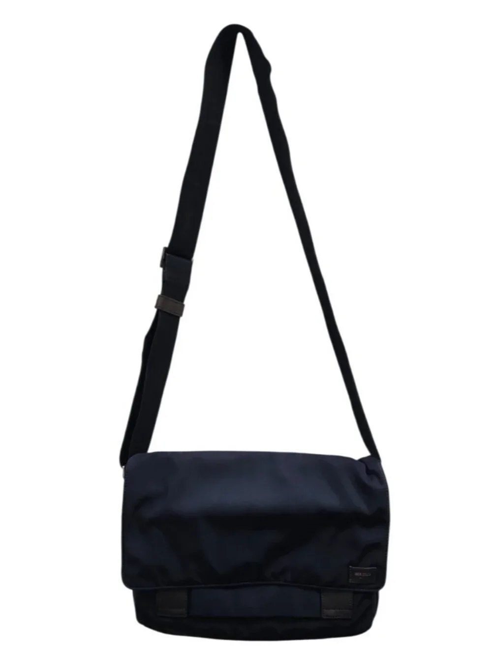 Jack Spade New York Navy Nylon Messenger Bag Crossbody Laptop Travel Work
